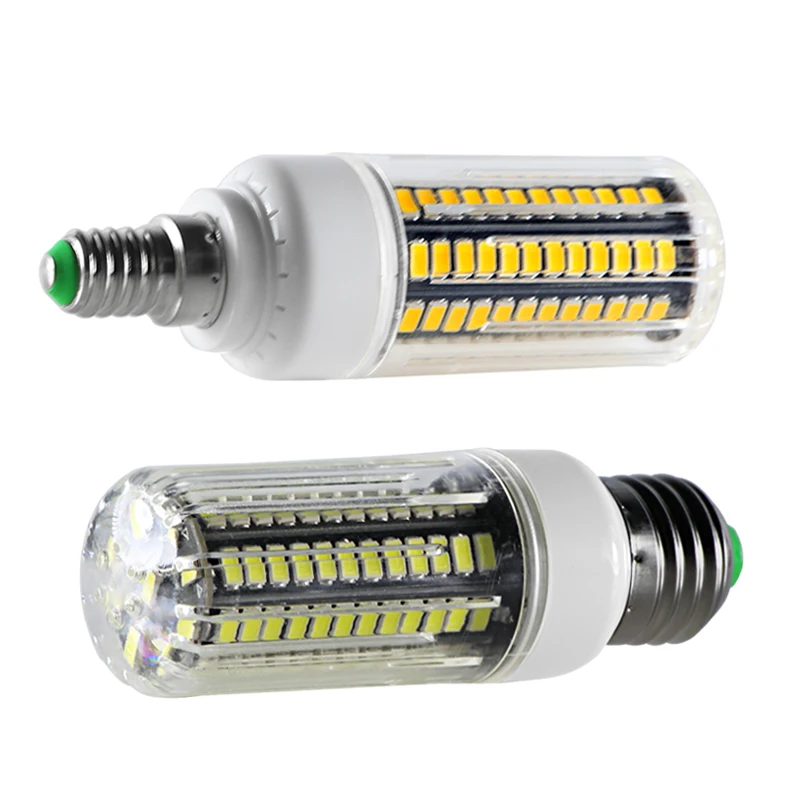 Лампа Светодиодная лампа E27 E14 110V 220V 21W кукурузные лампы супер SMD 5730 105 светодиодные прожекторы свечи для домашнего освещения E 27 высокой мощности