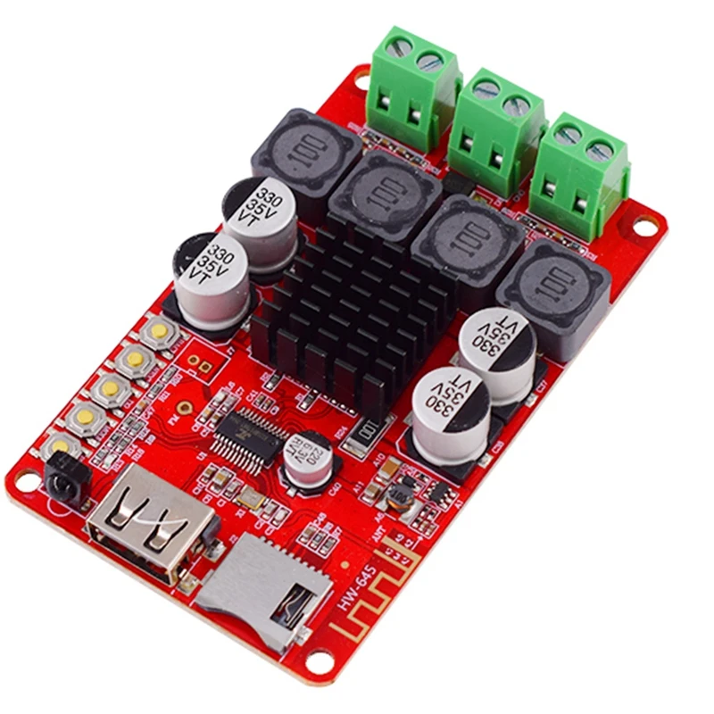 TPA3116 2X50W Hot Hf183 Плата усилителя цифрового модуля приема Bluetooth|Общественное вещание|