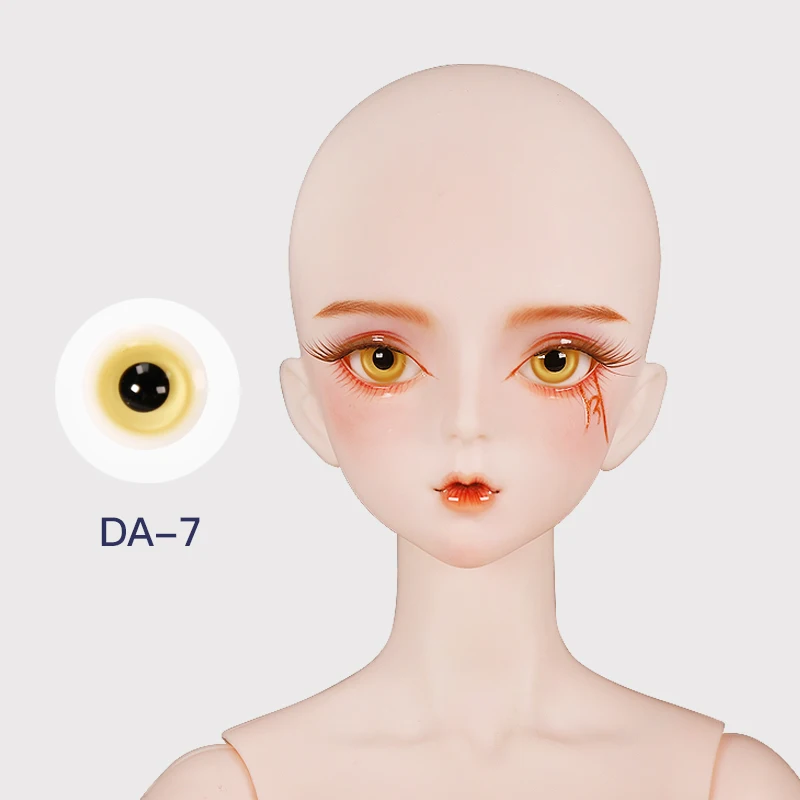 

BJD Doll Glass Eyeball 60CM Doll 3 Points 4 Points Eye Accessories 14MM Color Pupils