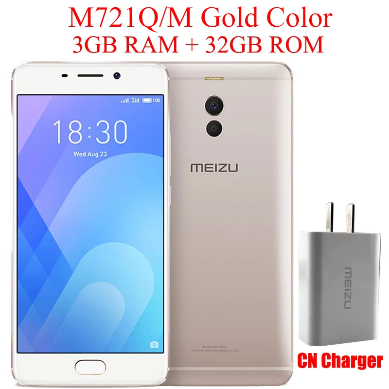 Meizu M6 Note, 4G LTE, 3 ГБ, 16 ГБ, Snapdragon 625, экран 5,5 дюйма, 1920x1080 P, двойная задняя камера, 4000 мА/ч, большой аккумулятор, сотовый телефон - Цвет: CN Gold 3G 32G