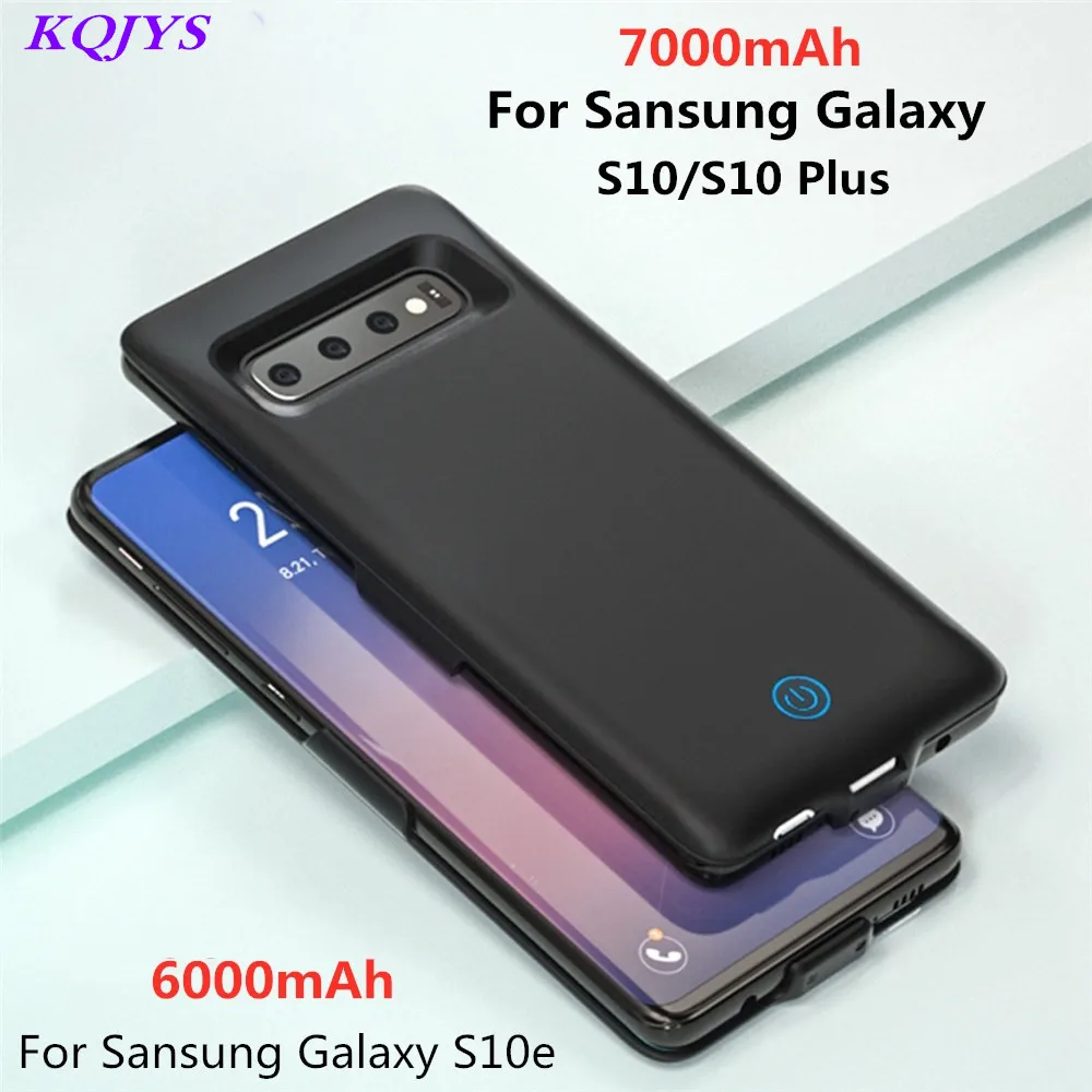 Чехол для Samsung Galaxy S10 Plus чехол зарядки аккумулятора портативное зарядное