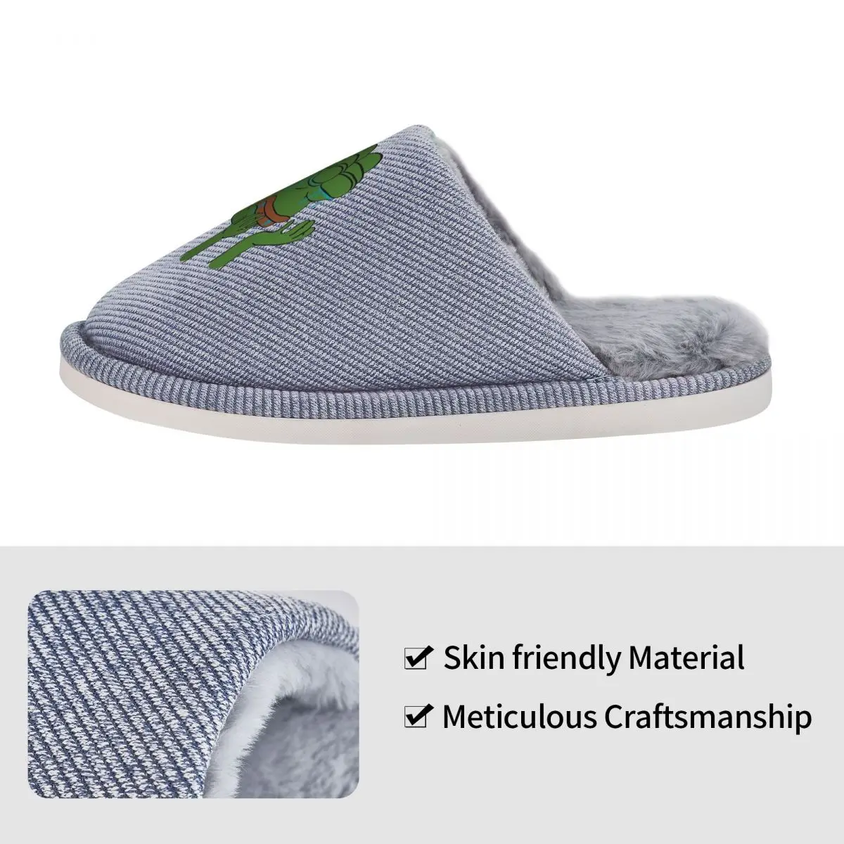 Pepe The Frog Crying Home Slippers Shoes For Men Women Fur Women'S |