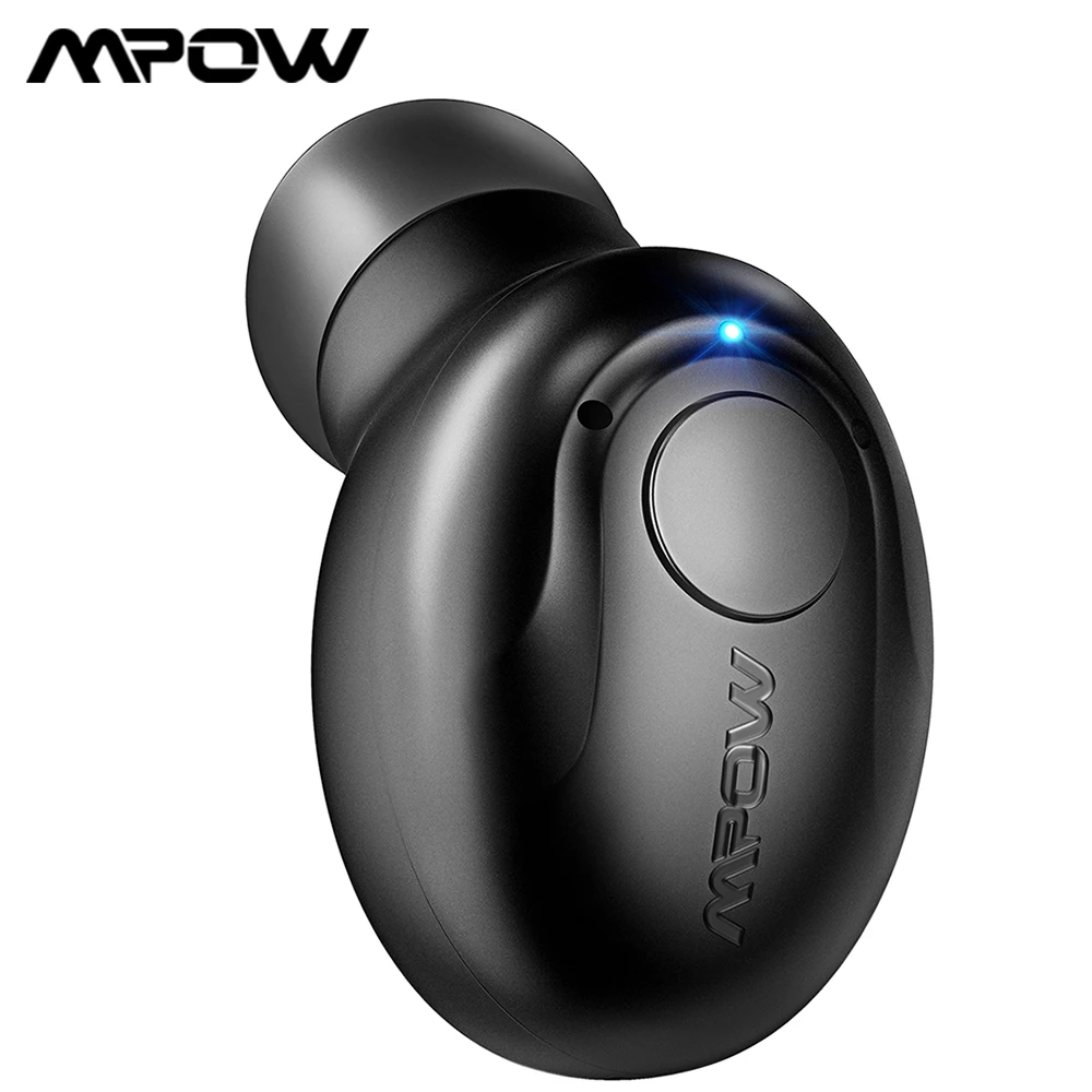 Невидимые Mpow EM1 Мини Bluetooth наушники беспроводные в ухо с микрофоном портативные