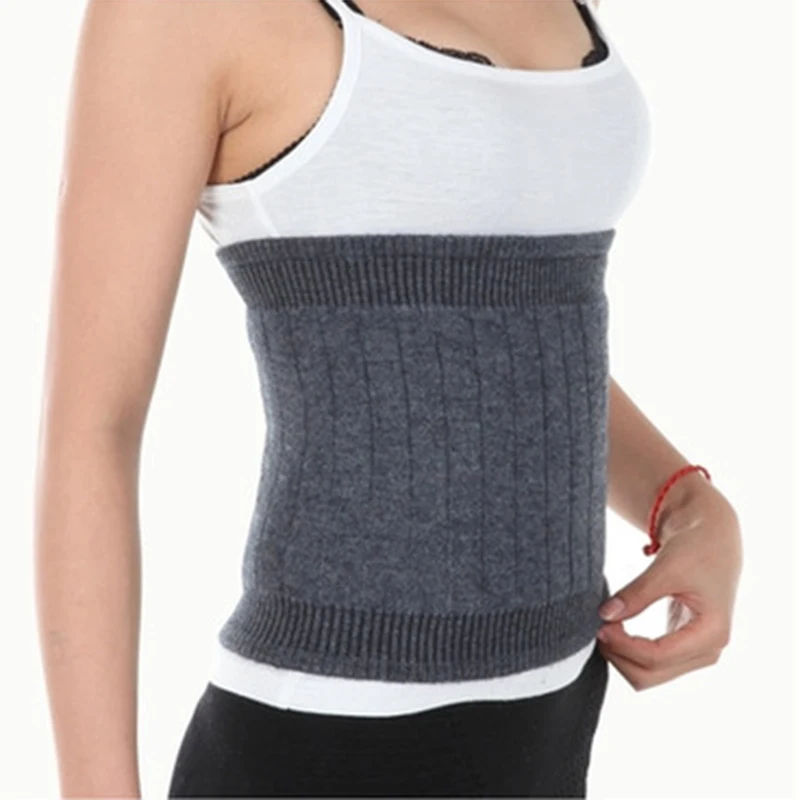 кашемир Пояс пригодности Для женщин мужчин Теплая шерсть талии эластичный