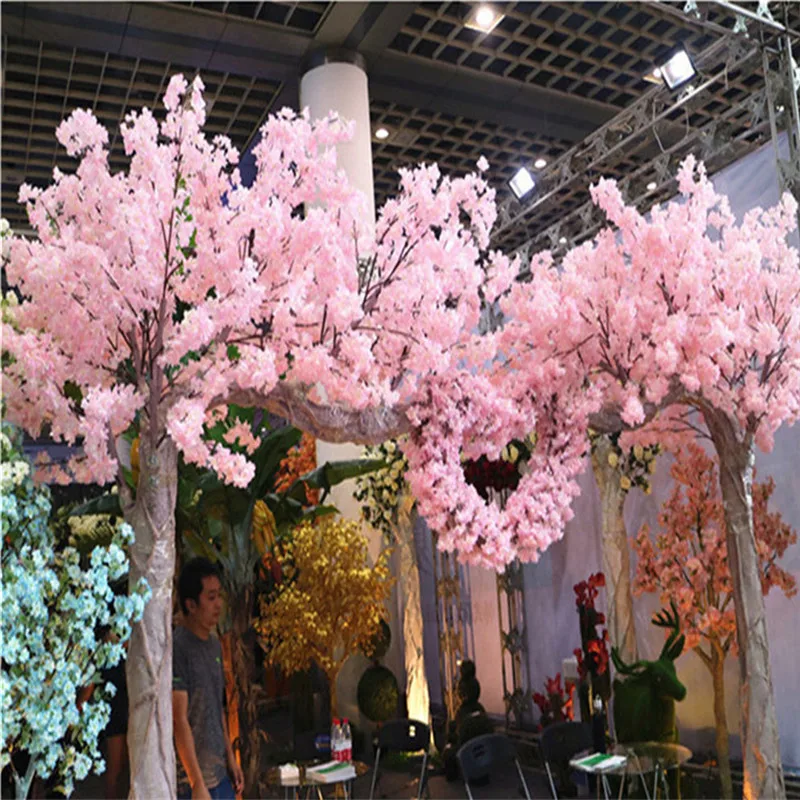 Искусственный букет из шелковых цветков вишни искусственное вишневое дерево для