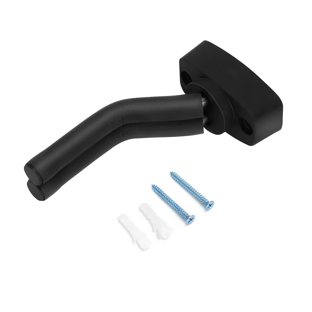 

1 Pcs Guitar Hanger Hook Holder Wall Mount Stand Rack Bracket Display Guitar Bass Screws Accessories