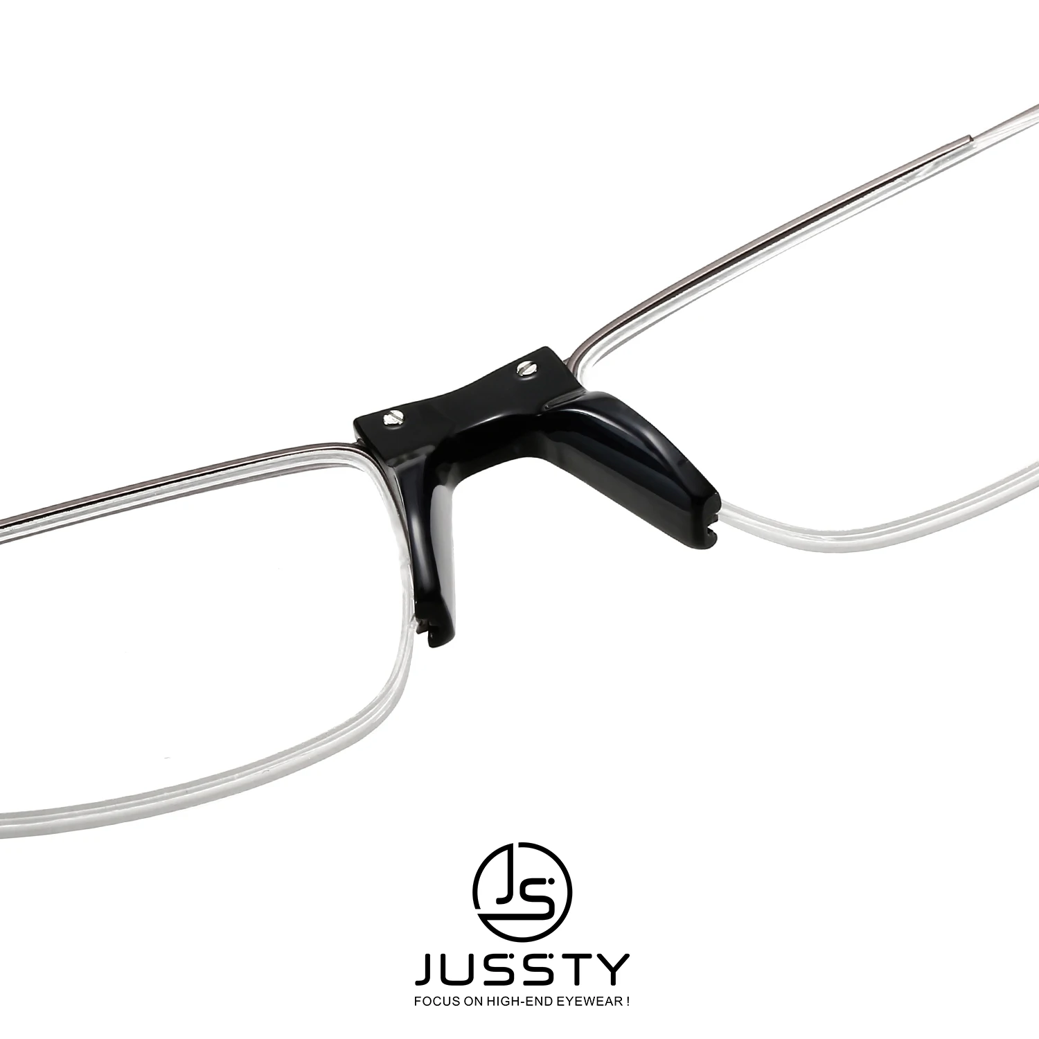 Очки мужские с полуободковой оправой оптические многофокальные прогрессивные