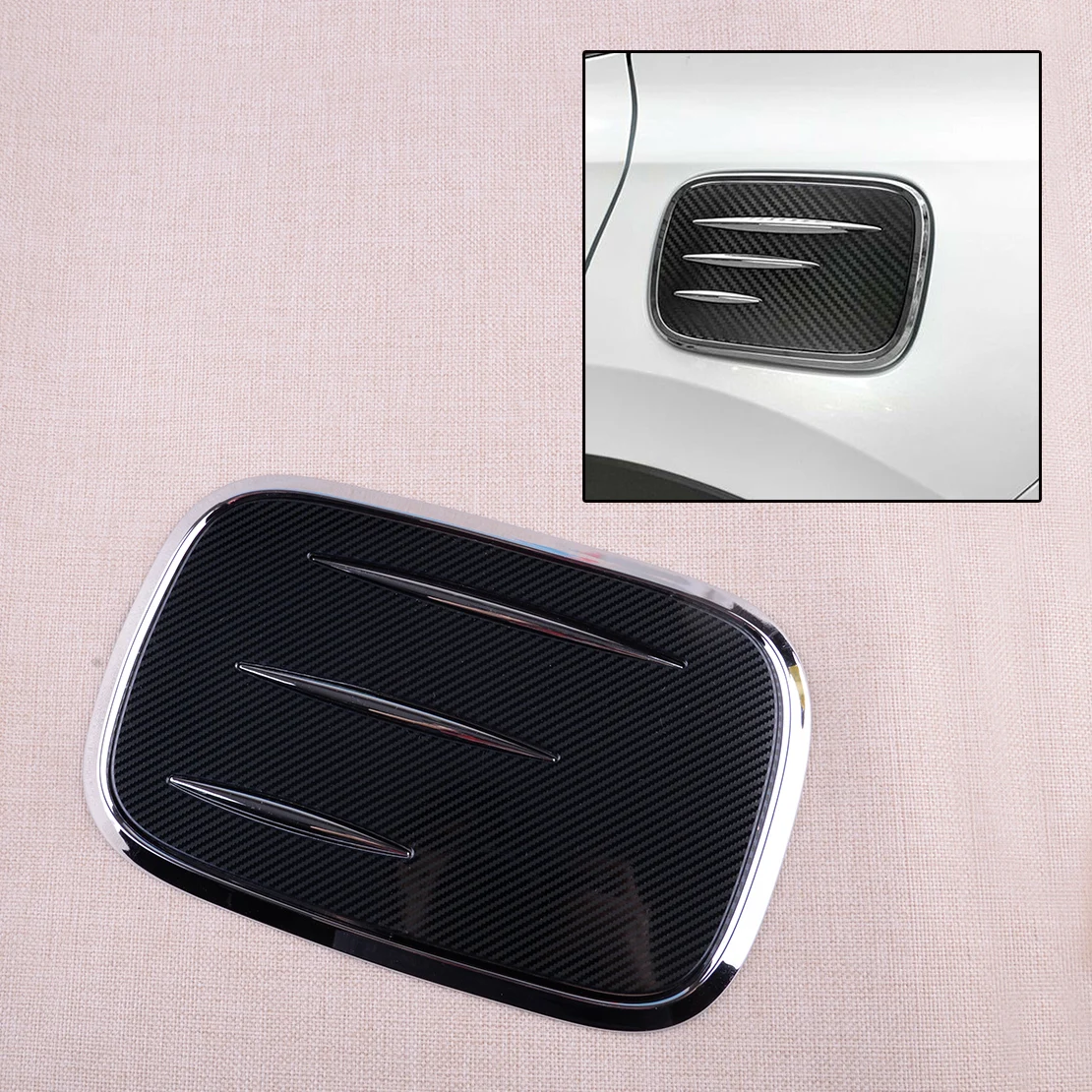 Стильная крышка из углеродного волокна для автомобильного внешнего бака с