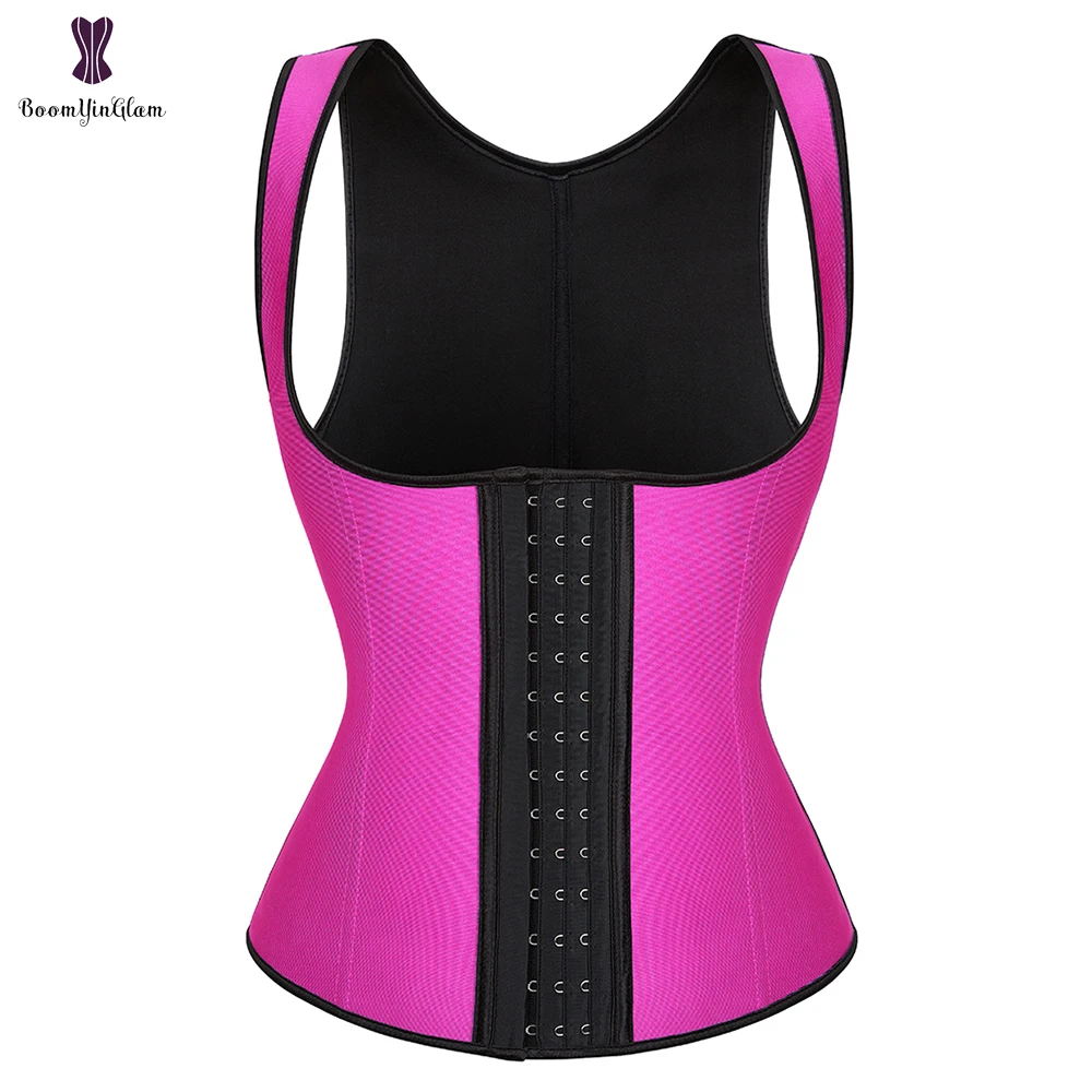 

Sport Underbust Corset Vest Latex Rubber Waist Trainer Cincher XS-6XL Steel Boned Body Shaper Shapewear