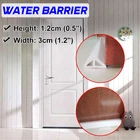 Силиконовая пробка для воды высотой 12 мм, гибкая кухонная столешница, удерживающая воду полоса, порог для ванной и душа, барьер для воды