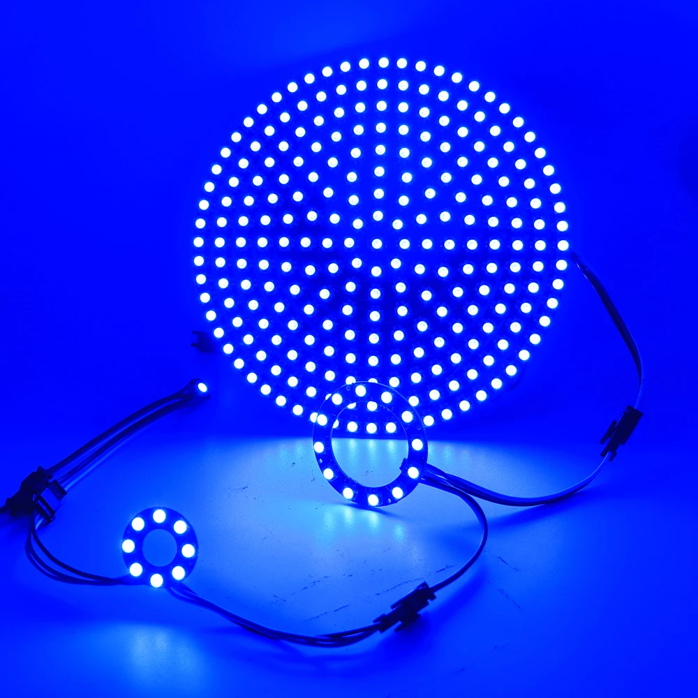 DC5V WS2812B SK6812 RGB пиксельное кольцо Адресуемых Светодиодный модули цветной круглый СВЕТОДИОДНЫЙ круг 241 светодиодный s