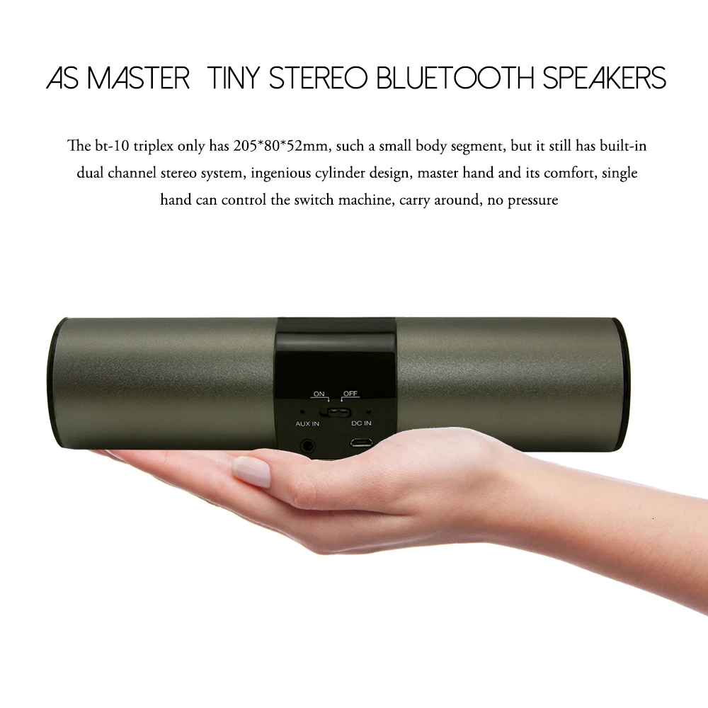 Беспроводной динамик Bluetooth тюнинг стерео портативный бас Hifi Звук системы со