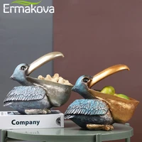 ermakova nordic toucan figurine ornament decoration jewelry key storage animal bird sculpture home desktop decor ornament gift