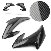 1pair carbon fiber motorcycle gas tank front side trim cover panel fairing for kawasaki z900 2017 2018 2019