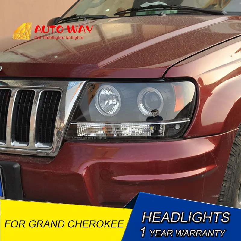 Стайлинг автомобиля светодиодный корпус для Jeep Grand Cherokee фары 1994-2004 биксеноновые