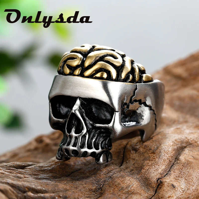 

Кольцо мужское из нержавеющей стали 316L, в готическом стиле