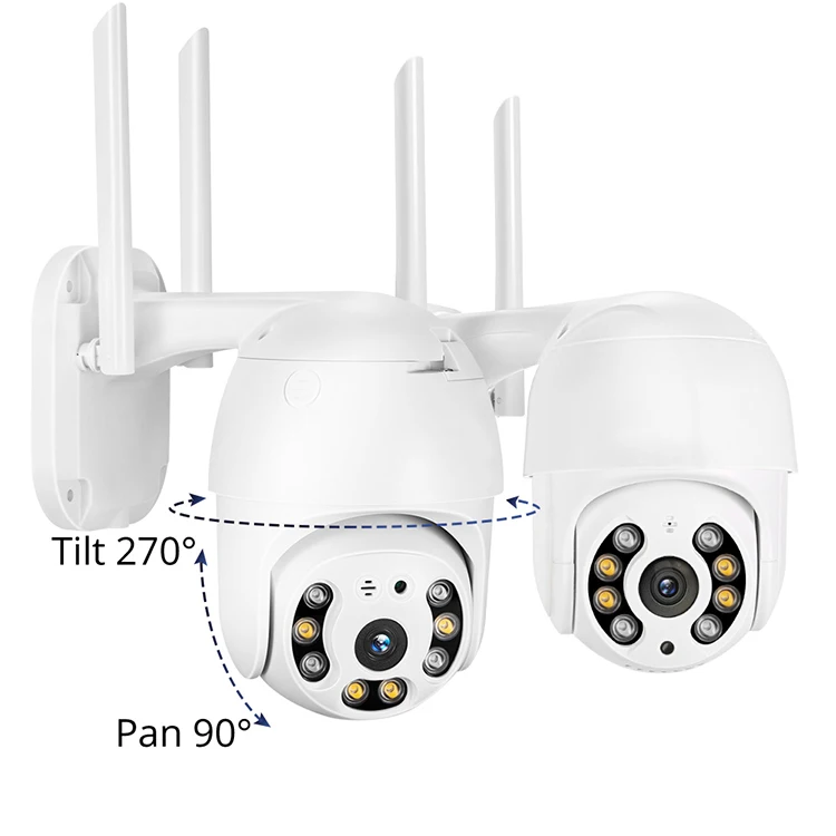 

Высококачественная маленькая камера видеонаблюдения с Wi-Fi, умная внутренняя камера ptz 1080, наружная камера видеонаблюдения 2 МП