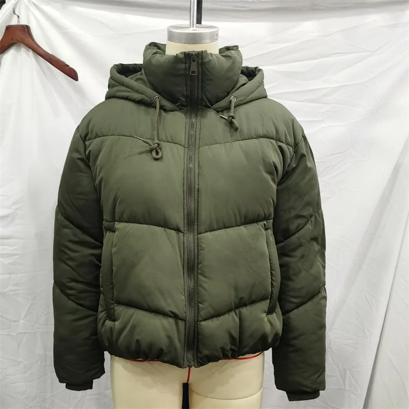 

MESTTRAF Women 2021 Fashion Oversized Thick Warm Hooded Parkas Coat Vintage Long Sleeve Side Pockets Outerwear Streetwear