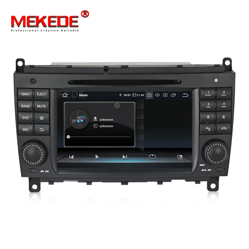 Android 9 gps навигация автомобильный dvd-плеер для Mercedes Benz CLK W209/CLS/W219 автостерео головное устройство радио магнитофон 8812 медиа