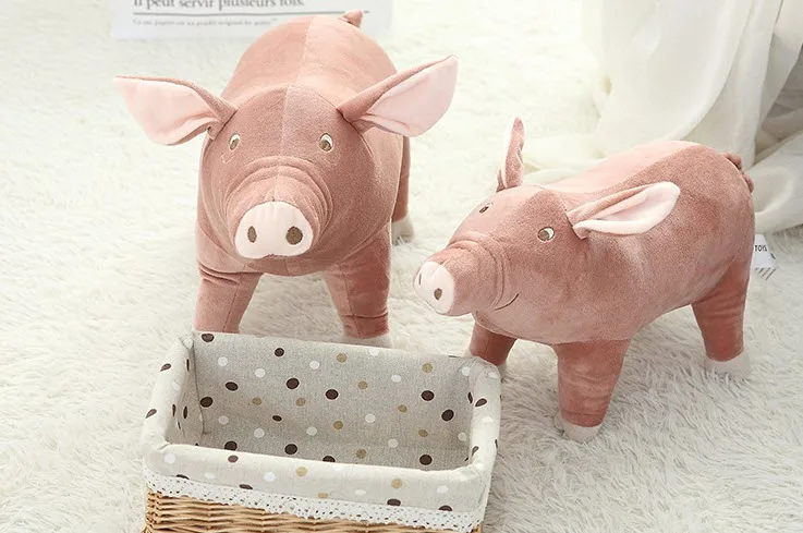 

Новое поступление, милая мультяшная свинья, ПП хлопок, розовая свинья, плюшевые игрушки, кукла для сна, Новогодний подарок