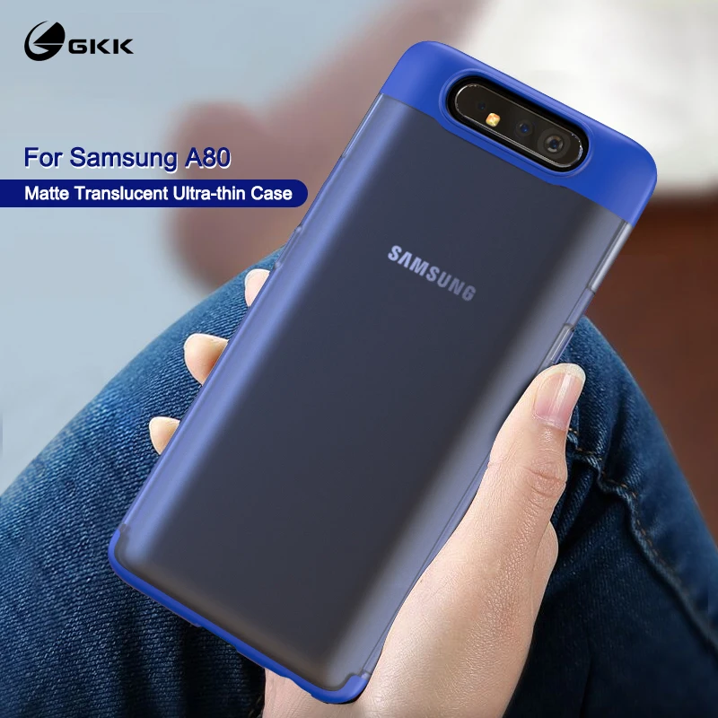 GKK Luxury Case for Samusng Galaxy A80 Case Translucent Fashion Hard PC Ultra Thin Matte Cover For Samsung A80 Case Coque Fundas