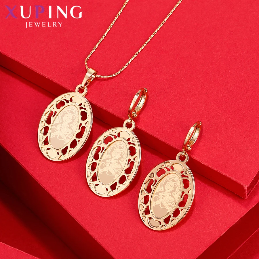 Xuping Модные Ювелирные наборы высокого качества религия позолоченные подвески
