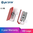 QCDIN 2 шт. HD логотип светодиодный дверсветильник свет привидение Тень лазерный проектор свет для Mercedes-Benz A B C E GLA GLC GLE GLS EQC