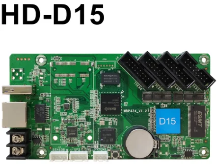 Huidu D15 HD-D15 асинхронный полноцветный светодиодный дисплей карта управления Поддержка huidu VP501 HD-VP501 светодиодный видео процессор для крыша такси