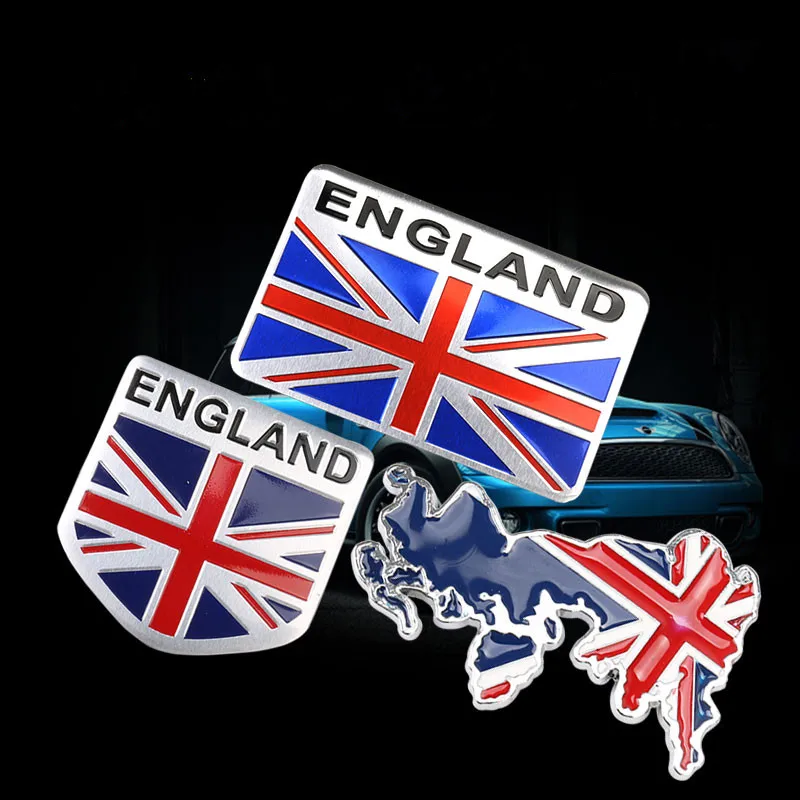 Украшение заднего багажника автомобиля Английский флаг металлические эмблемы