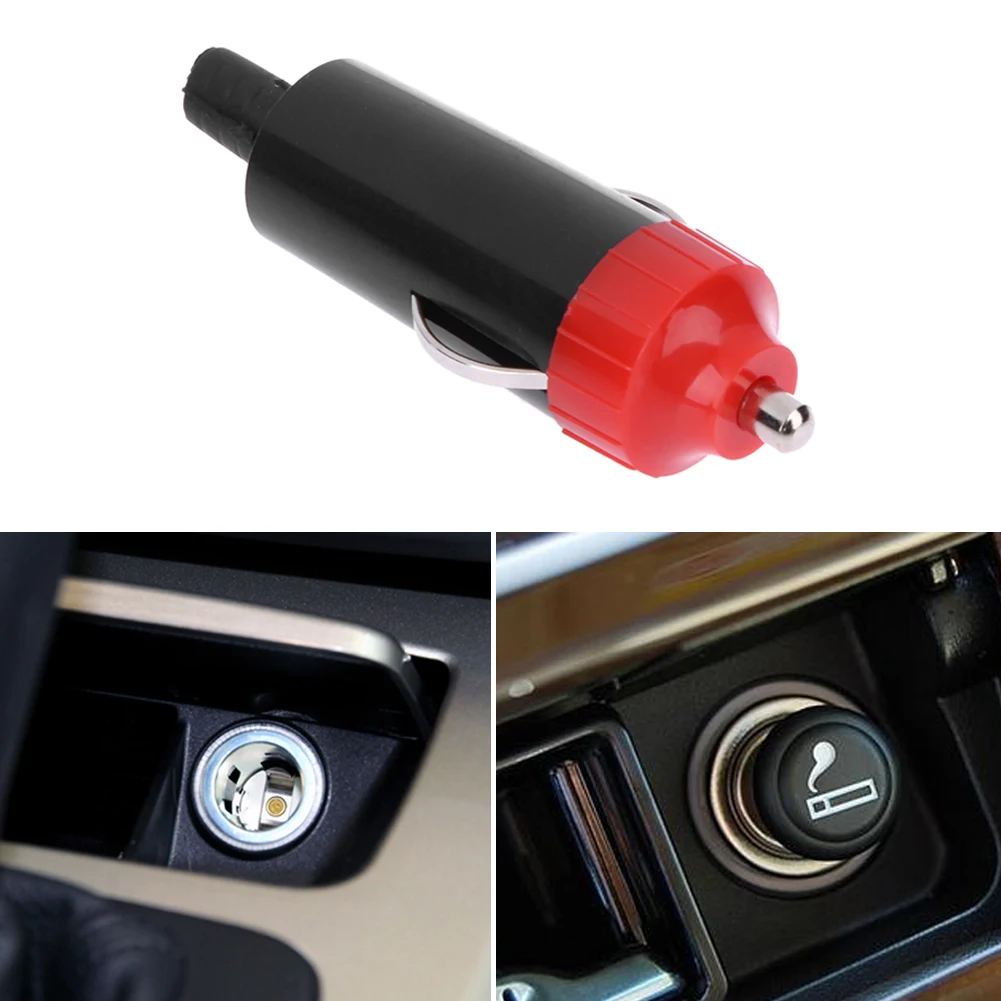 

Car Adapter Charger Socket Cigarette Lighter Male Power Plug Outlet Connector Power Plug Outlet Adapter Connector
