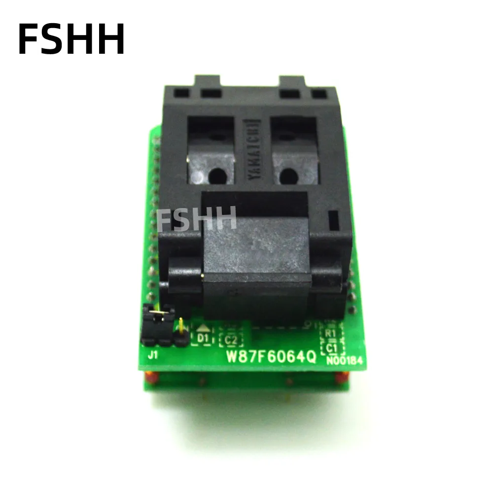 Программатор W87F6064Q адаптер TQFP64 LQFP64 IC тестовая розетка|adapter socket|adapter programmersocket adapter |