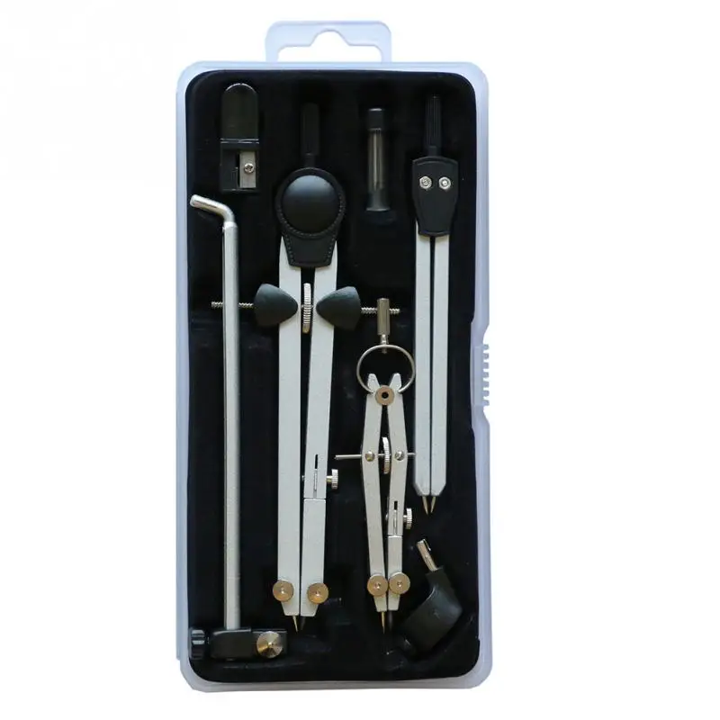 

Durable Drafting Drawing Compasses Set School Math Geometry Teaching Study Tool
