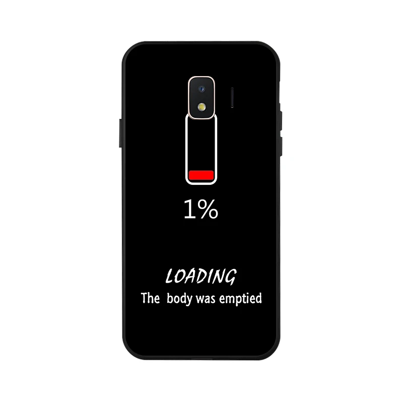 Для samsung J2 Core Мягкая силиконовая задняя крышка для Galaxy чехол SM-J260F J260F J260 TPU черная |