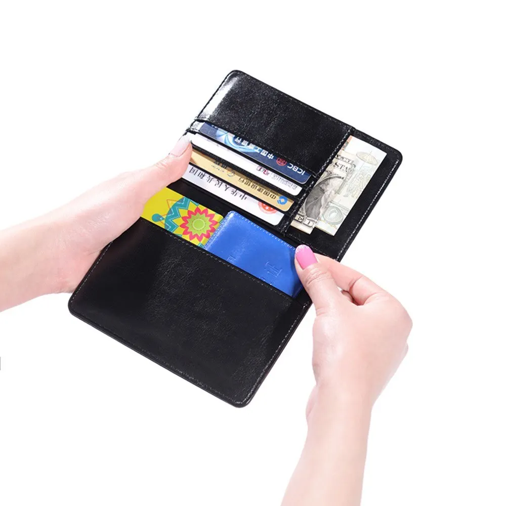 

PU Leather Wallet Credit Card Holder Protector