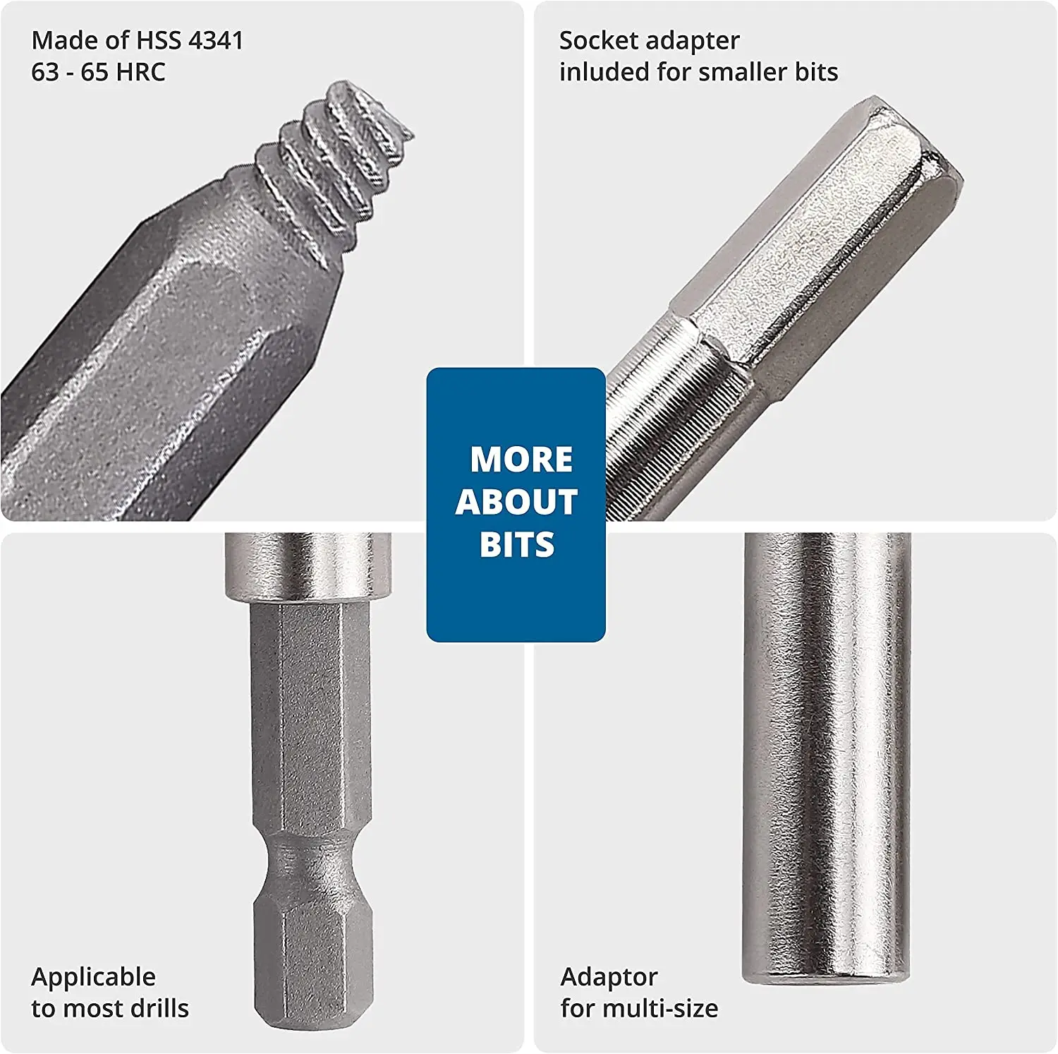 Набор для извлечения поврежденных винтов EcotsonDeco 22 шт. набор сорванных