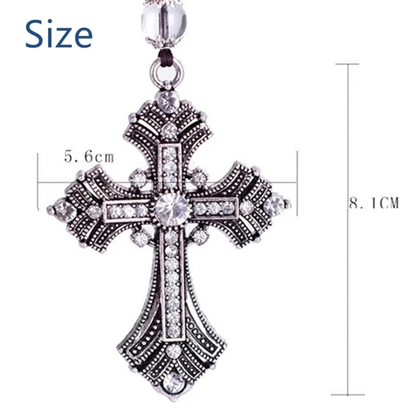 Подвески с автомобилем Алмазный крест Иисус христианские подарки религиозное