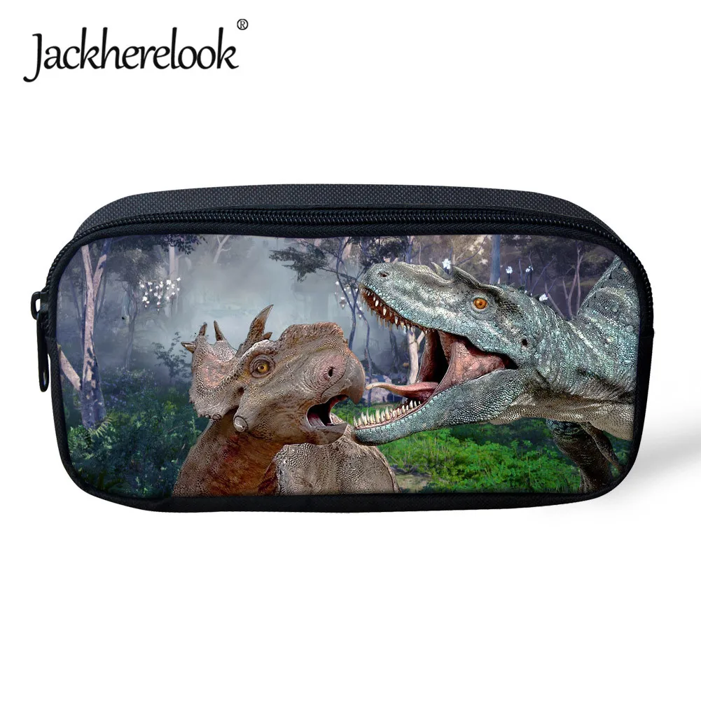 CC3931K Jackherelook, детская Студенческая классная сумка для карандашей, Детские косметички с принтом акулы, динозавра, косметичка, школьные пеналы - Цвет: CC3931K