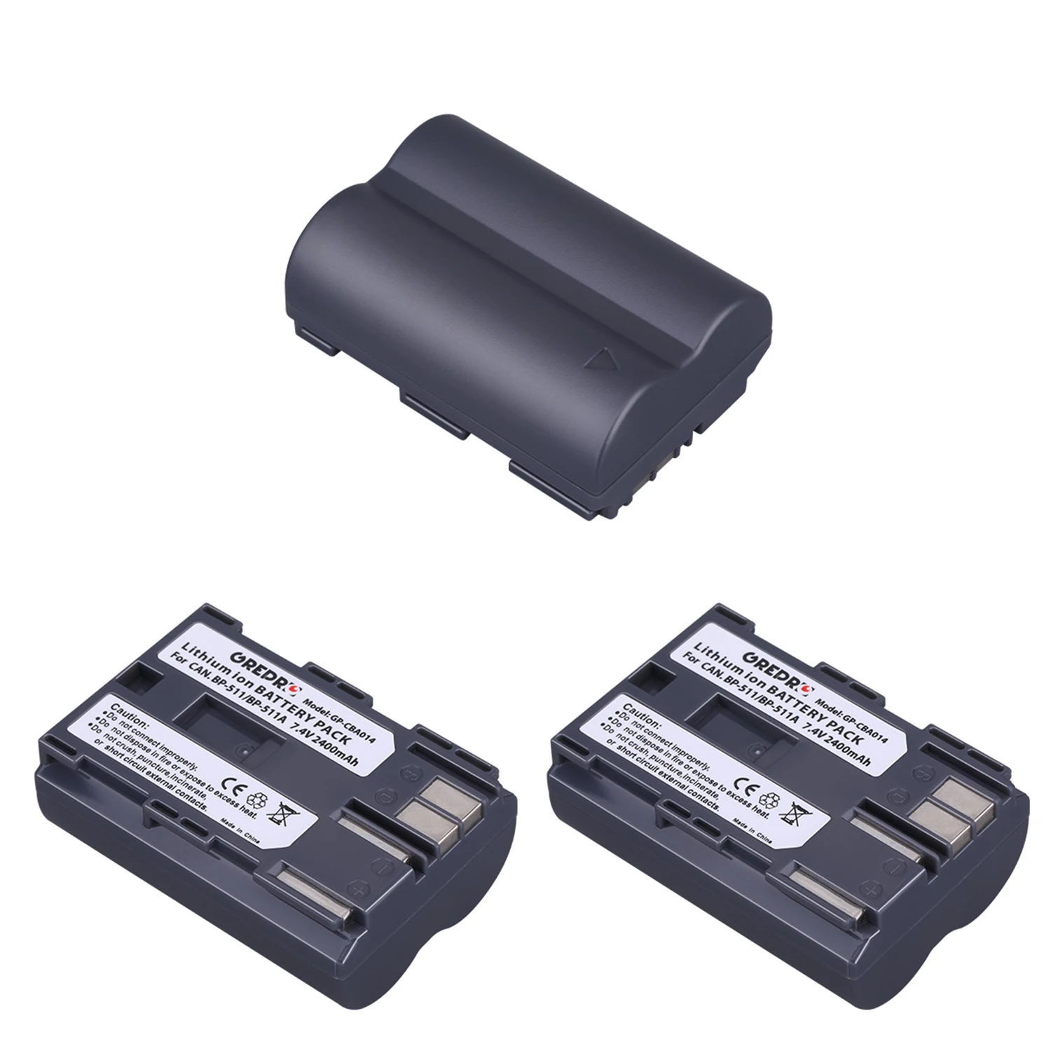 Аккумулятор 2400 мАч BP-511 BP-511A BP511 BP511A для Canon EOS 40D 300D 5D 20D 30D 50D 10D D60 G6 MV30i 300 300i MVS 100i 150i 2i 1i