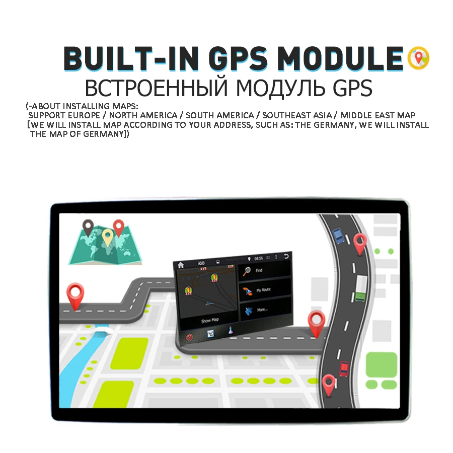 Автомобильный DVD-плеер Carplay DSP PX6 IPS Android 10 4 Гб + 64 GPS карта Wi-Fi Радио Bluetooth для Ford Fusion