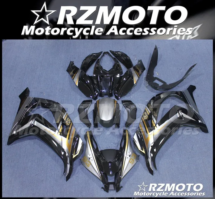 

New ABS Motorcycle whole Fairings kit Fit for Kawasaki Ninja ZX-10R 2016 2017 2018 2019 10R 16 17 18 19 Bodywork set gray black