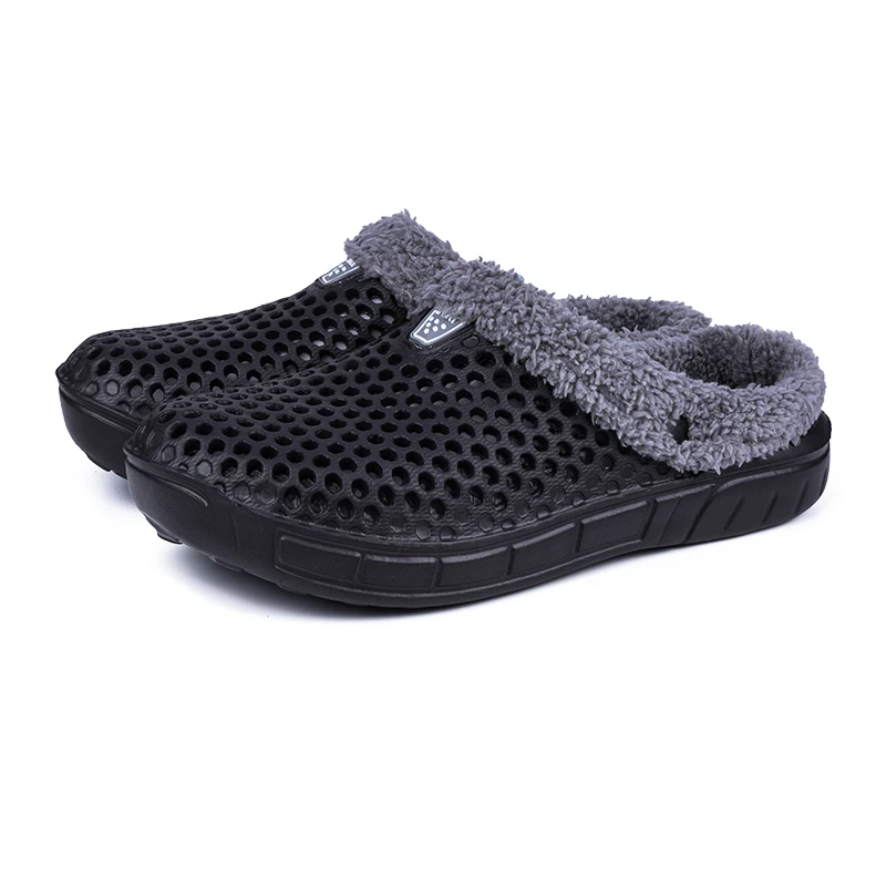 2020 Мужская обувь пляжные Повседневное Мужские тапочки унисекс с вырезами пара