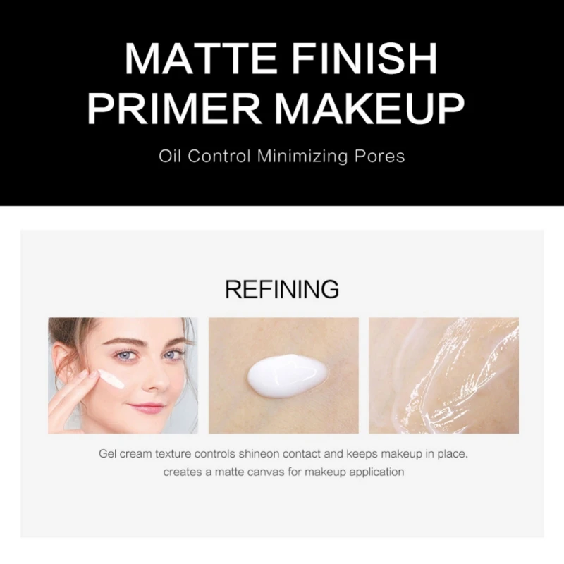 Масло контроль покрытия прыщей веснушки морщинки лицо основа эмульсия макияж