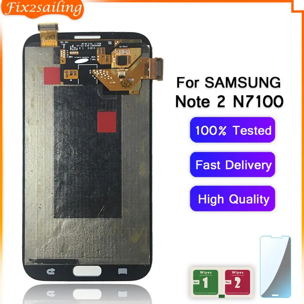 ЖК-дисплей для Samsung Galaxy Note 2 N7100 с сенсорным экраном и дигитайзером в сборе Замена |