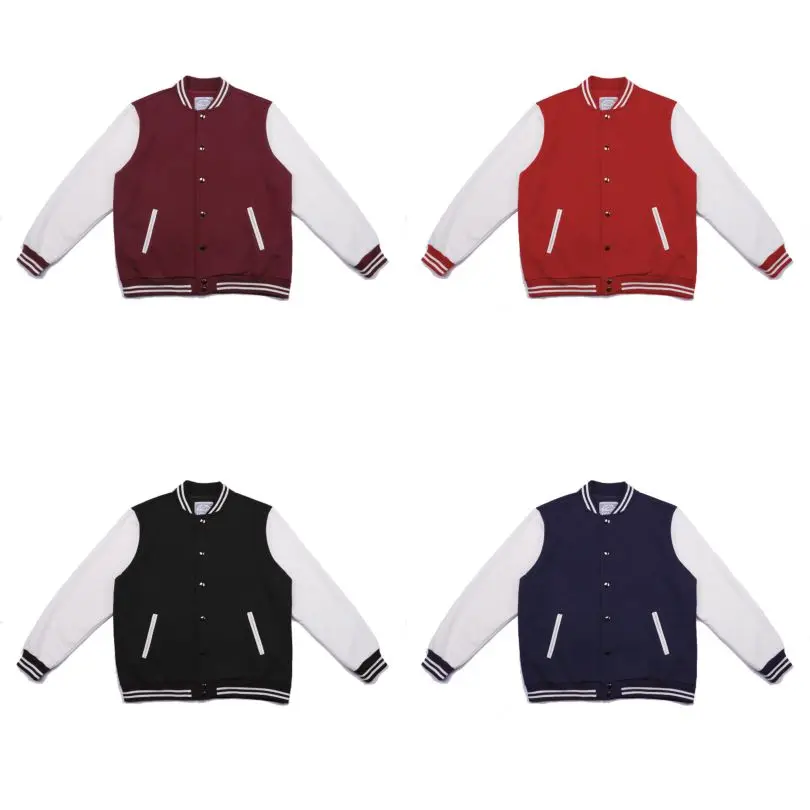 Куртка бейсбольная в стиле пэчворк с длинным рукавом весна 2022 | Мужская одежда