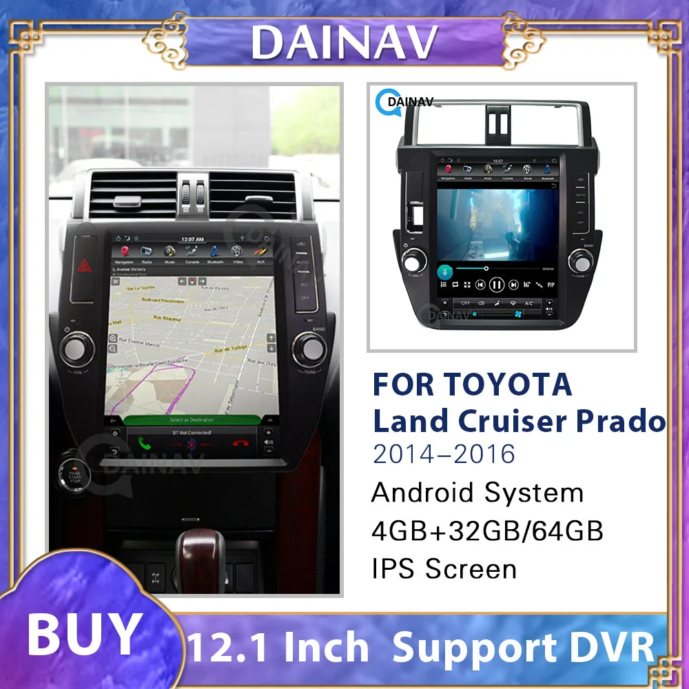 

Автомобильный Радио мультимедийный плеер GPS Navi для Toyota Land Cruiser Prado 2014 2015 2016 автомобильный Радио GPS навигация аудио Радио стерео