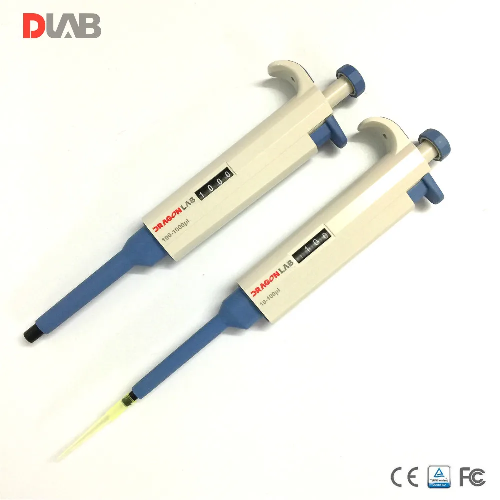 Одноканальная ручная пипетка регулируемая Пипетка для пипетки 20 200ul 100 1000ul 1000 5000ul