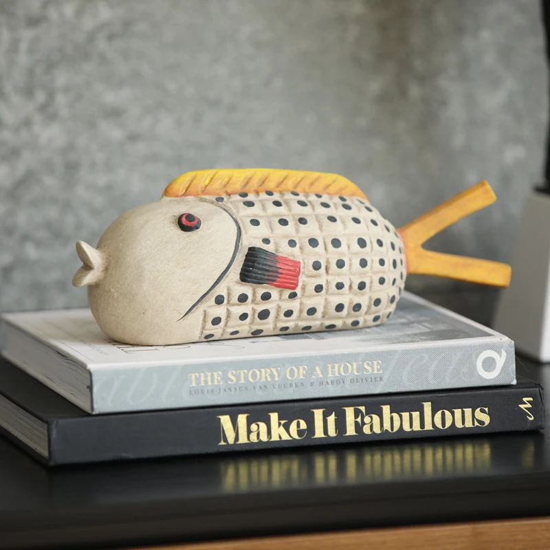 

Modern Creative Cute Fish Ornaments Net Red Room Furnishings Home Decor