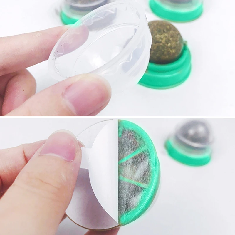 Игрушки для домашних питомцев С Кошачьей Мятой безопасные съедобные мячики