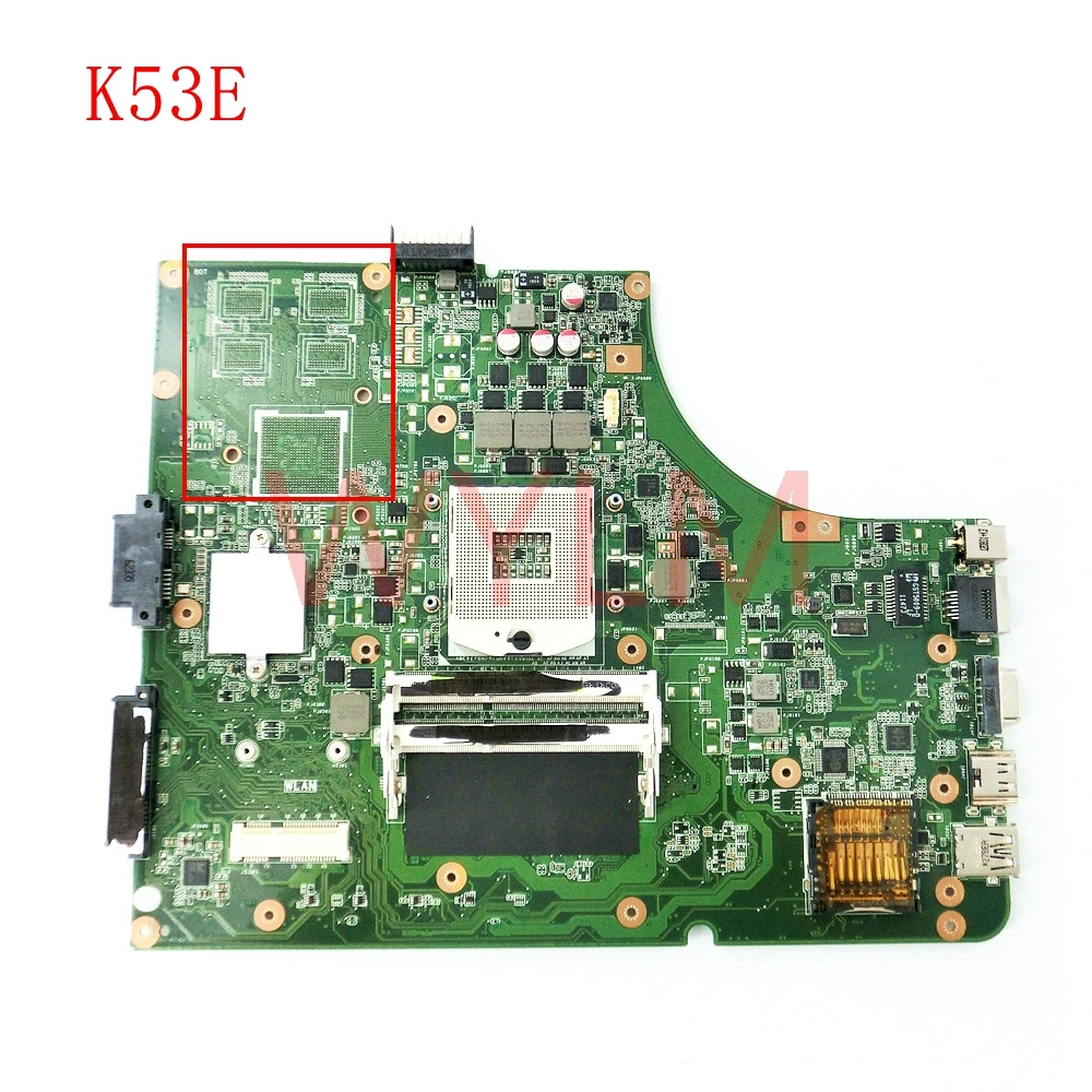 

Материнская плата K53E HM65 DDR3 для ASUS A53S P53E P53S K53S X53S K53E K53SD материнская плата для ноутбука 60-N3CMB1500-C09 100% протестированная