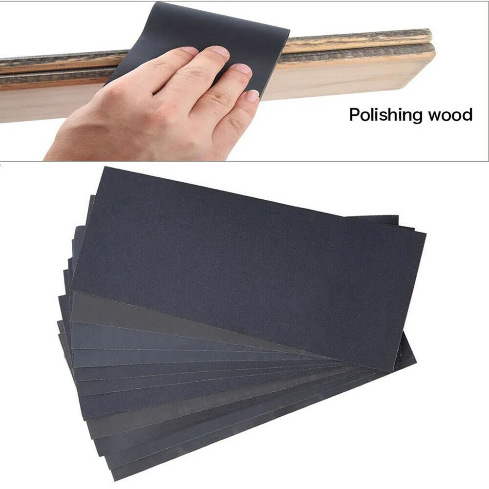 

28pcs 9*3.6inch Waterproof Sandpaper Grit 120-3000 Each 2pcs For Polishing Metal Wood Plastic Porcelain Woodworking